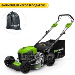 Газонокосилка аккумуляторная GreenWorks GD40LM46SP (без батареи и зарядного устройства) в Вологде