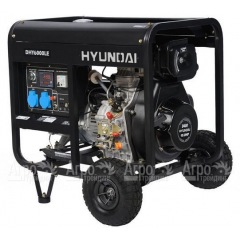 Дизельгенератор Hyundai DHY 6000LE 5 кВт + колеса в Вологде