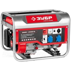 Бензогенератор Зубр ЗЭСБ-3500 3.5 кВт в Вологде
