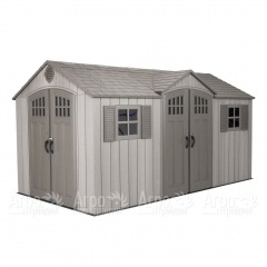 Пластиковый сарай LifeTime WoodLook 15х8 в Вологде