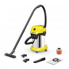 Хозяйственный пылесос Karcher WD 3 S V-19/4/20 SuctionBrushKit в Вологде