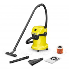 Хозяйственный пылесос Karcher WD 3 V-17/4/35 + Nozzles в Вологде