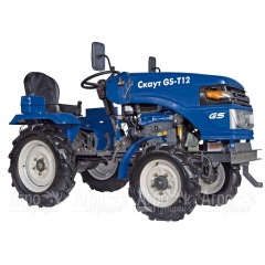Многофункциональный минитрактор Garden Scout (Скаут) T-12DIF + фреза + двухкорпусный плуг в Вологде
