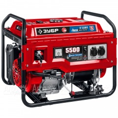 Бензин-газовый генератор Зубр СГ-5500Е 5.5 кВт в Вологде