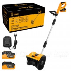 Снегоуборщик аккумуляторный DEKO ST21V 2х5 Ач в Вологде