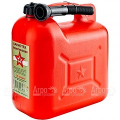 Канистра для топлива Звезда 10 л пластиковая с заливным устройством в Вологде