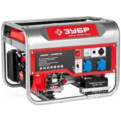 Бензогенератор Зубр ЗЭСБ-3500-ЭМ2 3.5 кВт с электростартером в Вологде