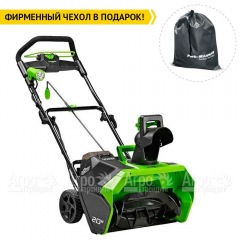 Снегоуборщик аккумуляторный GreenWorks GD40STK5 5 Ач в Вологде