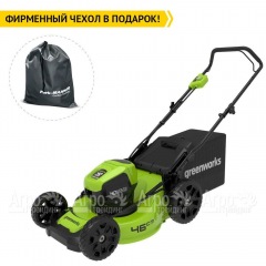 Газонокосилка аккумуляторная GreenWorks GD40LM46HP 6 Ач в Вологде
