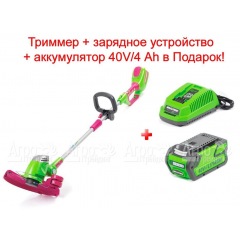 Аккумуляторный триммер Monferme 21317M с аккумулятором и зарядным устройством в Вологде