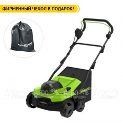 Аккумуляторный вертикуттер GreenWorks GD40SC38IIK4 в Вологде