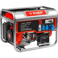 Бензогенератор Зубр ЗЭСБ-6200-Э 6.2 кВт с электростартером в Вологде