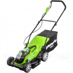 Газонокосилка аккумуляторная GreenWorks G-Max G40LM35 40V 35 см (без батареи и зарядного устройства) в Вологде