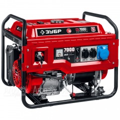 Бензогенератор Зубр СБ-7000Е 7 кВт с электростартером в Вологде