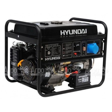 Бензогенератор Hyundai HHY 9000FE 6.5 кВт  в Вологде