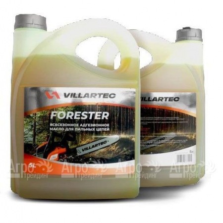 Всесезонное адгезионное масло Villartec Forester 5 л для пильных цепей в Вологде