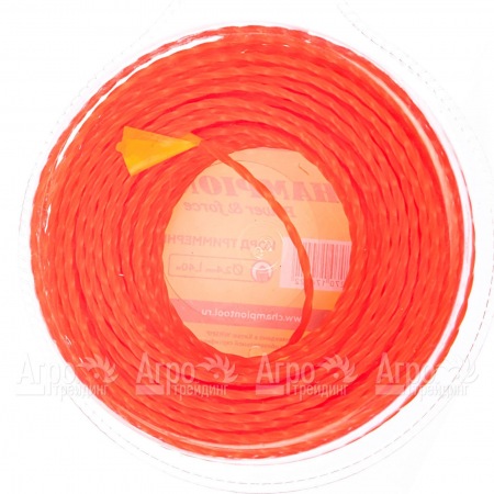 Корд триммерный Champion Twisted Square 3.0мм, 300м (витой квадрат)+нож  в Вологде