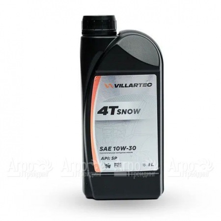 Масло моторное зимнее Villartec 4T Snow SAE 10W-30, 1 л для 4-х тактных двигателей в Вологде