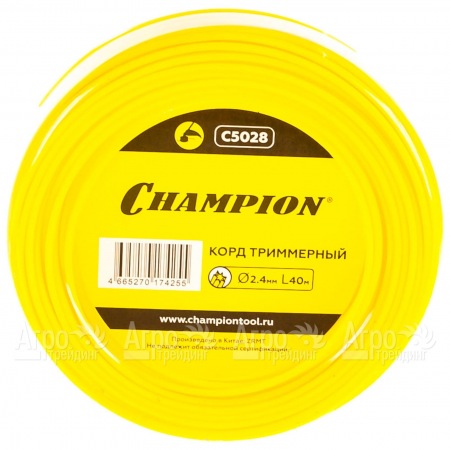 Корд триммерный Champion Star 2.4мм, 40м (звезда)  в Вологде