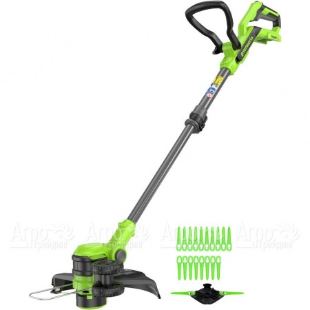 Аккумуляторный триммер GreenWorks G24LT301 2 Ач в Вологде