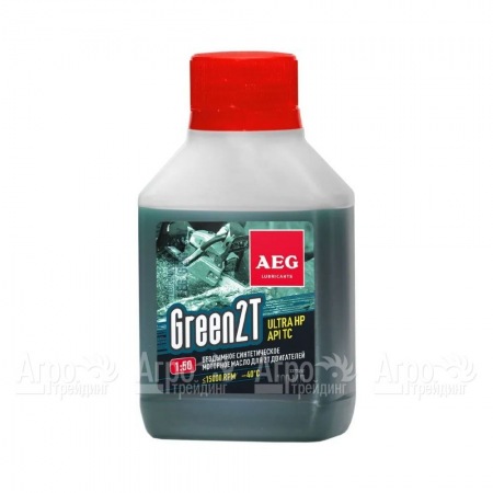 Масло синтетическое AEG Green HP 2T Motor Oil API TC 100 мл для 2-х тактных двигателей в Вологде