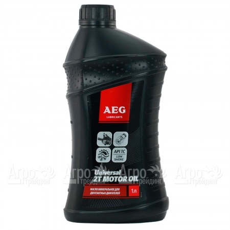 Масло минеральное Universal AEG 2T Motor Oil API TC 1 л для 2-х тактных двигателей  в Вологде