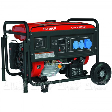 Бензогенератор Elitech СГБ 8000ЕМК 6 кВт  в Вологде