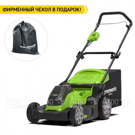Газонокосилка аккумуляторная GreenWorks G40LM41 (без аккумулятора и зарядного устройства) в Вологде