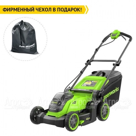 Газонокосилка аккумуляторная GreenWorks GD40LM411 (без аккумулятора и зарядного устройства) в Вологде