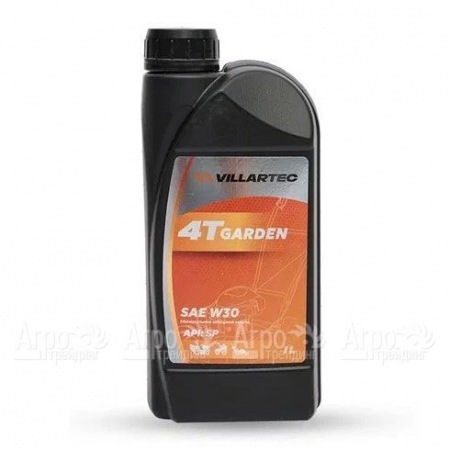 Масло моторное летнее Villartec 4T Garden SAE W-30, 1 л для 4-х тактных двигателей в Вологде