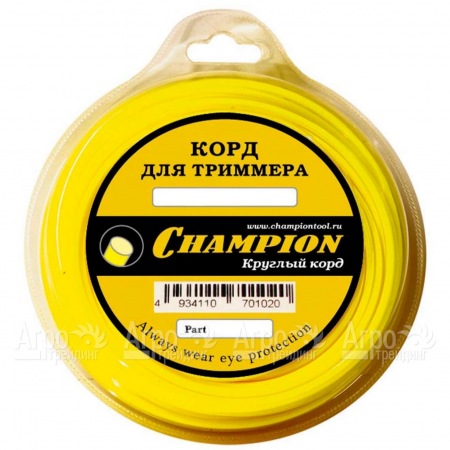 Корд триммерный Champion Round 4.0 мм х 95 м (круглый) + нож  в Вологде