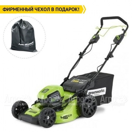 Газонокосилка аккумуляторная GreenWorks GD60LM46SPK4 в Вологде