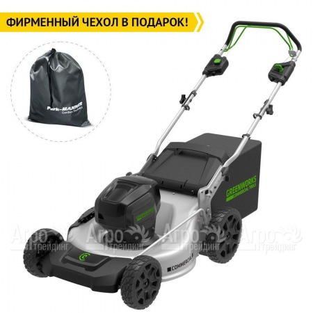 Газонокосилка аккумуляторная GreenWorks GC82LM51SP (без батареи и зарядного устройства)  в Вологде
