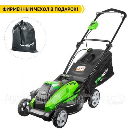 Газонокосилка аккумуляторная GreenWorks G40LM45K2 в Вологде
