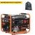 Бензогенератор Daewoo GDA 7500 DPE-3 DUAL POWER 220-380 6 кВт в Вологде